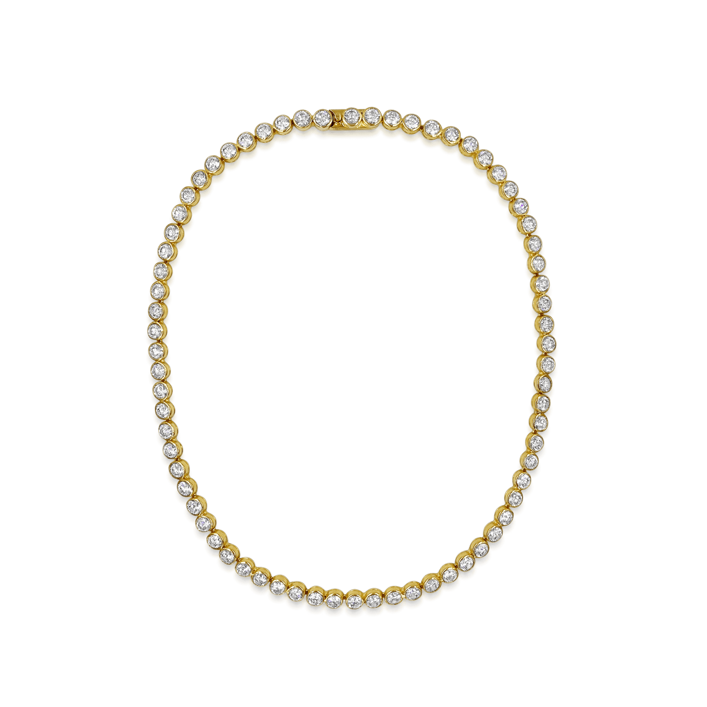 Sparkling Tennis Chain Necklace