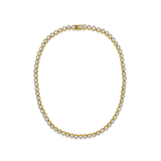Sparkling Tennis Chain Necklace