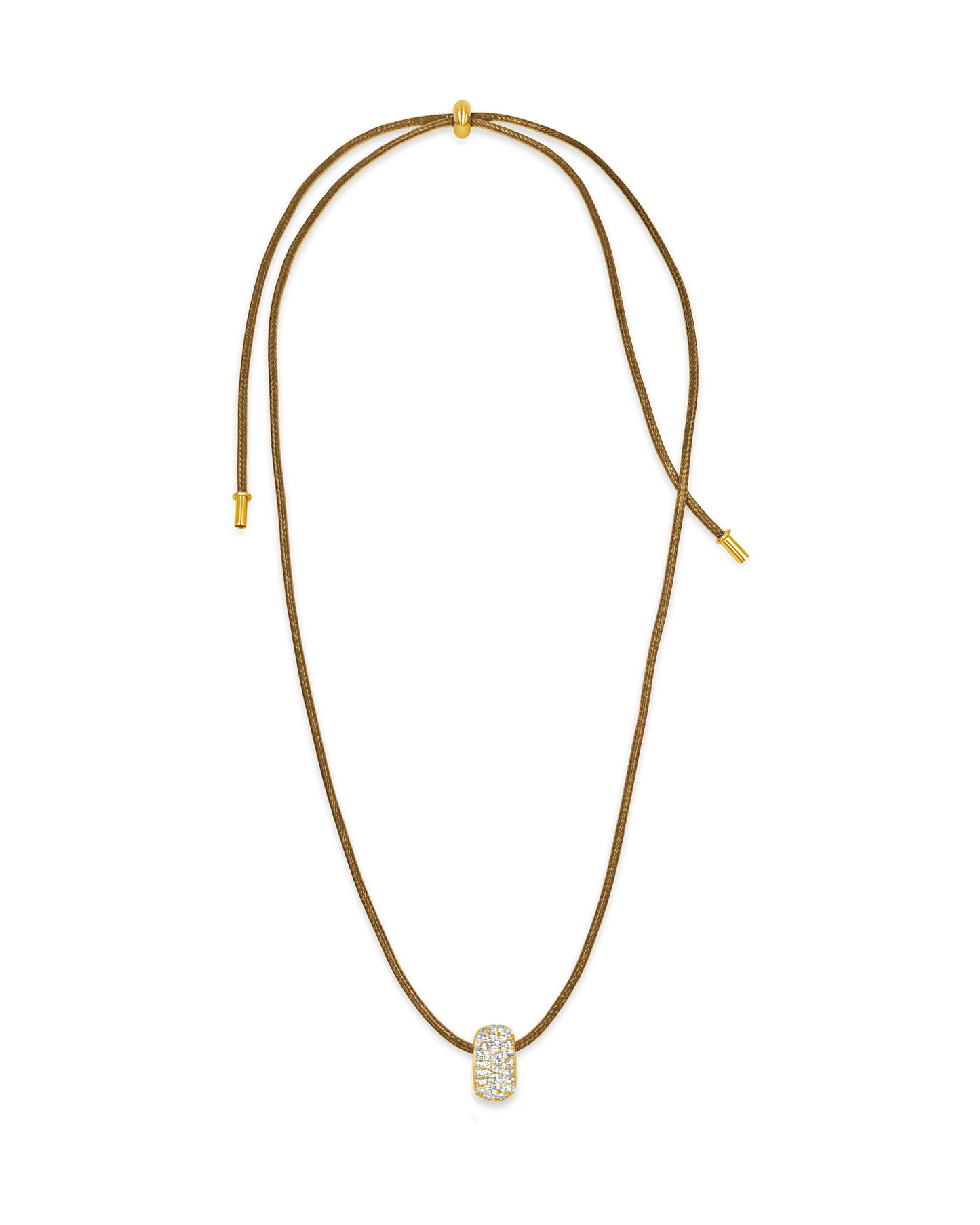 Gold-Plated Layered Pendant Necklace