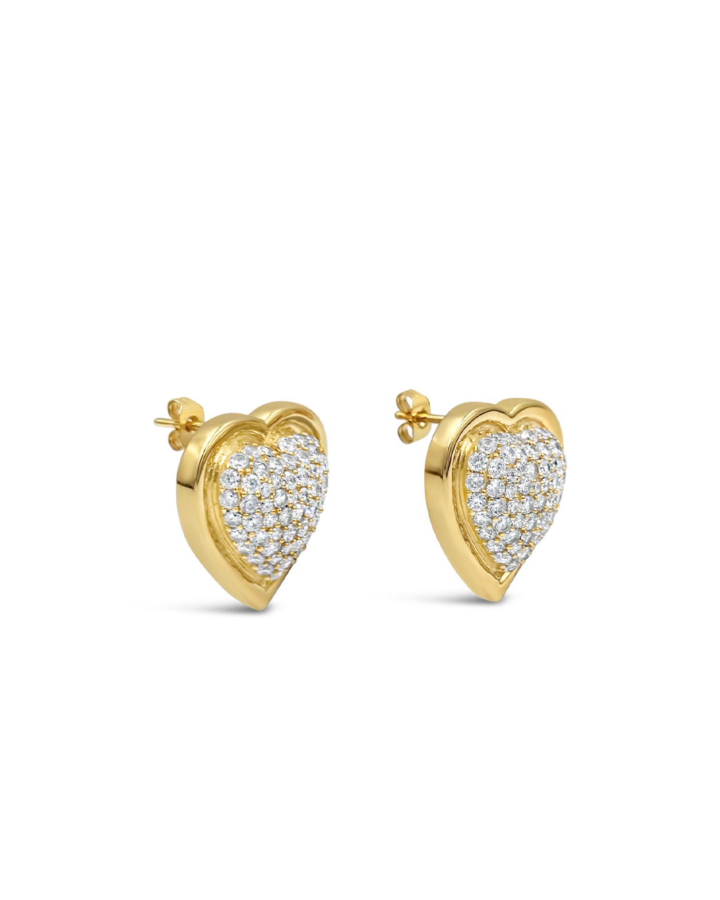 Elegant Gold-Tone Hoop Earrings