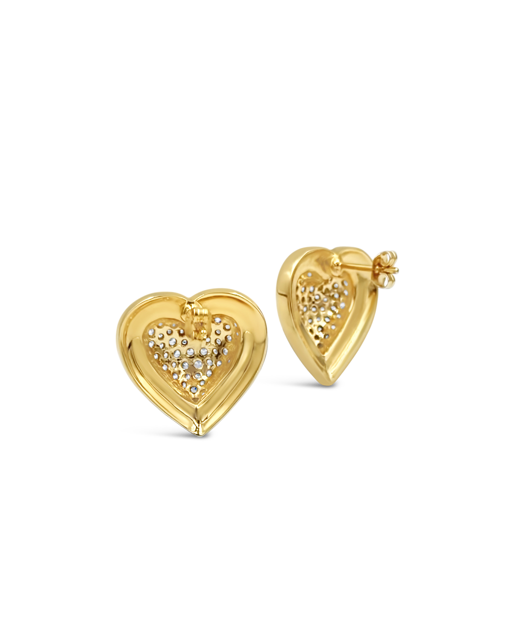 Elegant Gold-Tone Hoop Earrings