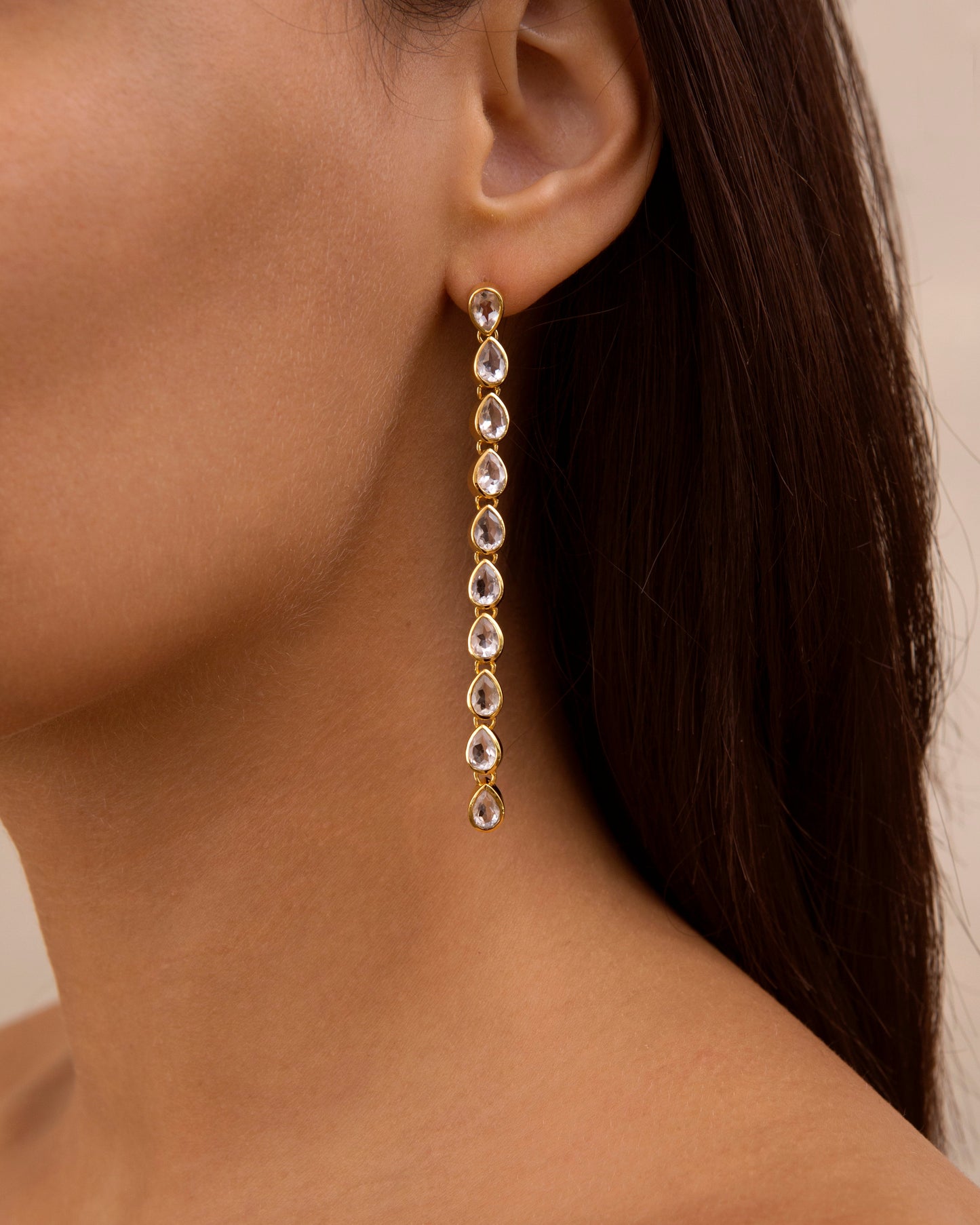 Elegant Gold-Plated Hoop Earrings