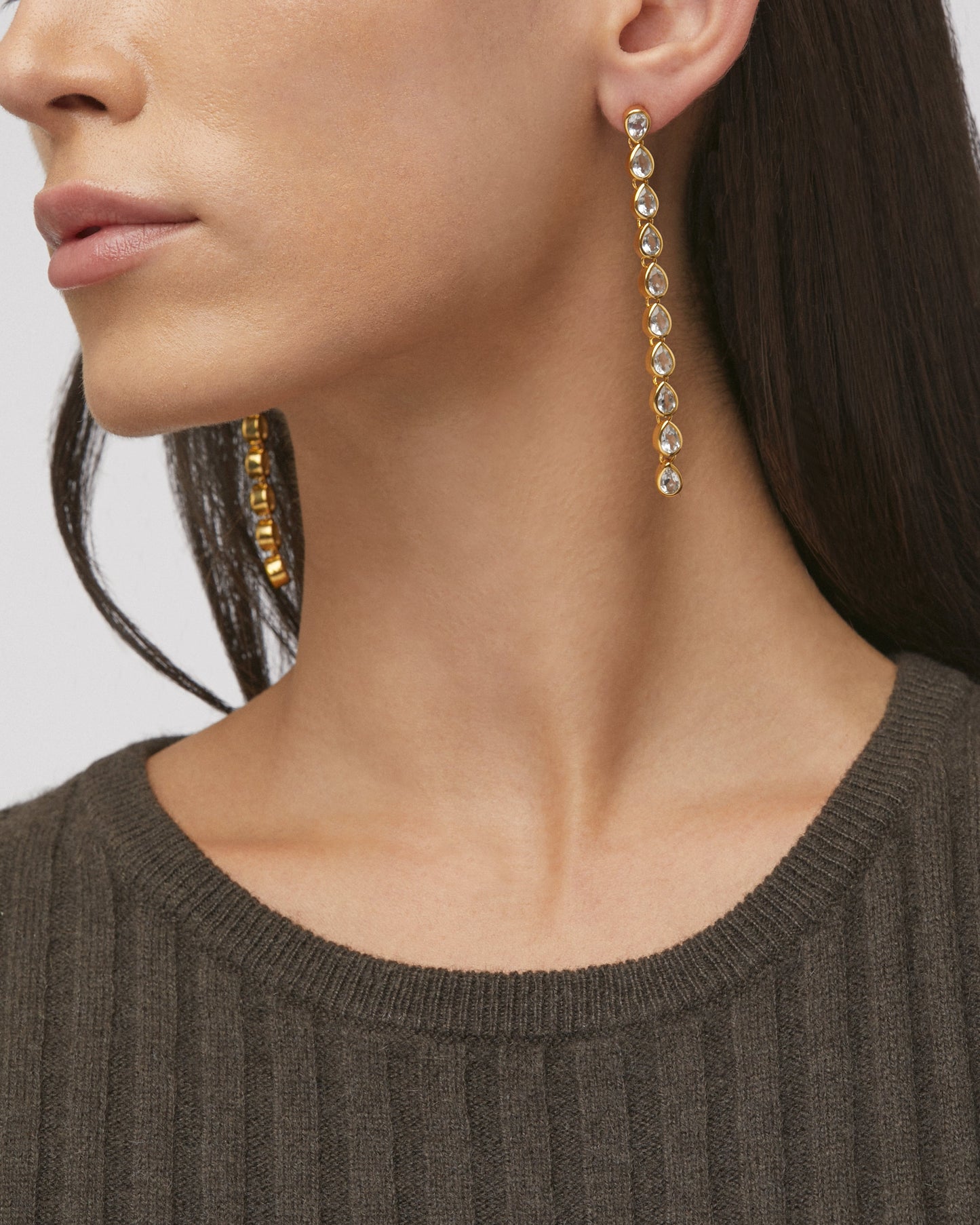 Elegant Gold-Plated Hoop Earrings