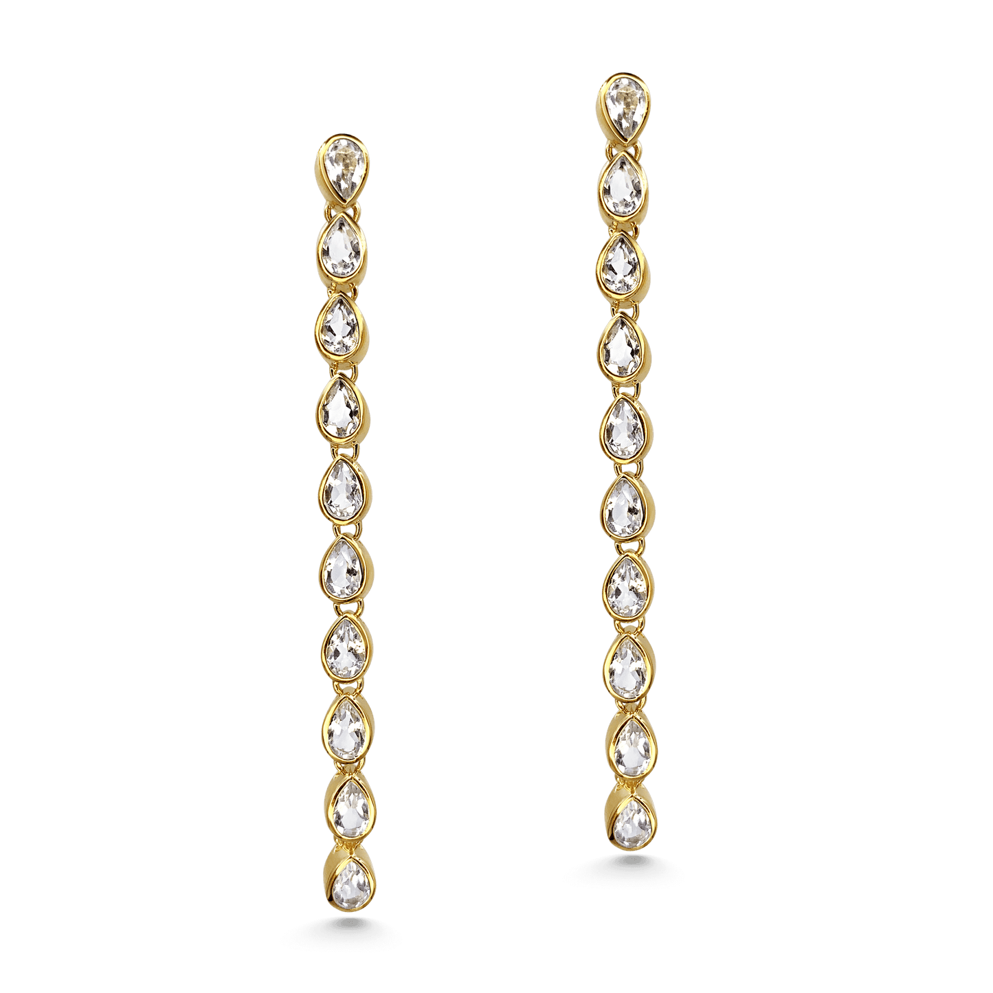 Elegant Gold-Plated Hoop Earrings