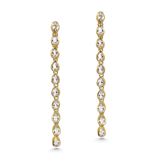 Elegant Gold-Plated Hoop Earrings