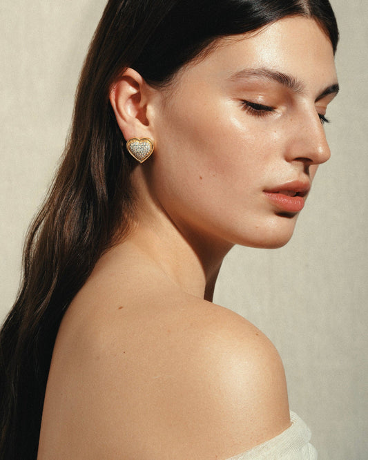 Elegant Gold-Tone Hoop Earrings